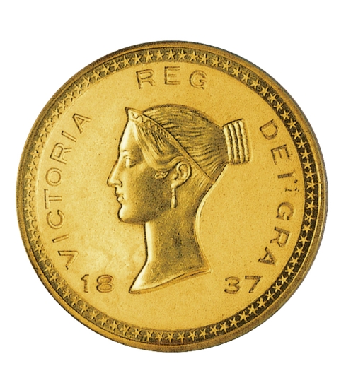ヴィクトリアクラウン金貨 - PCGS(MS65)