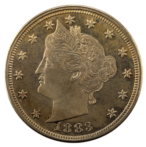 リバティヘッドニッケル - PCGS(MS65）
