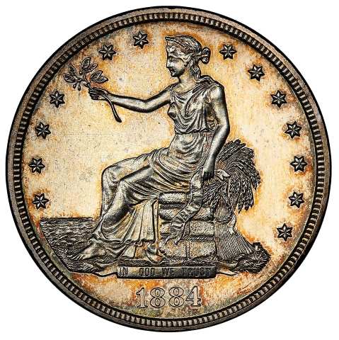 トレードダラー - PCGS(MS63)