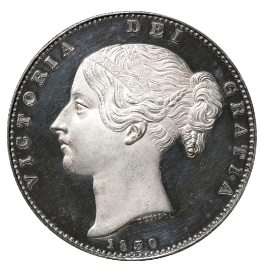 クラウン銀貨 - PCGS(MS60）